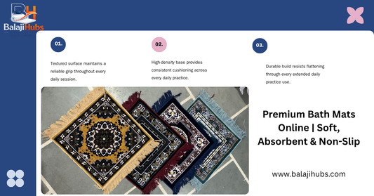 Premium Bath Mats Online | Soft, Absorbent & Non-Slip